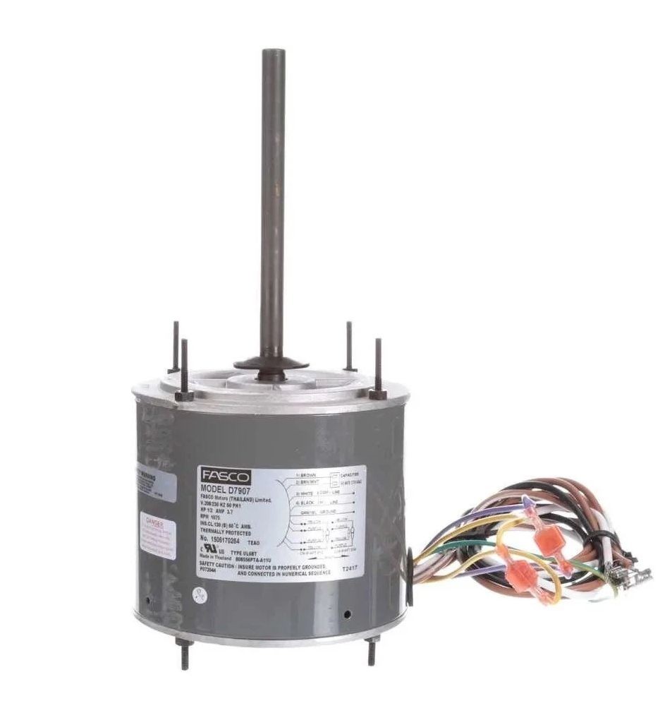 NEW D7907 Fasco PERMANENT SPLIT CAPACITOR 1/2 HP 3.7 A 208/230V 1075RPM