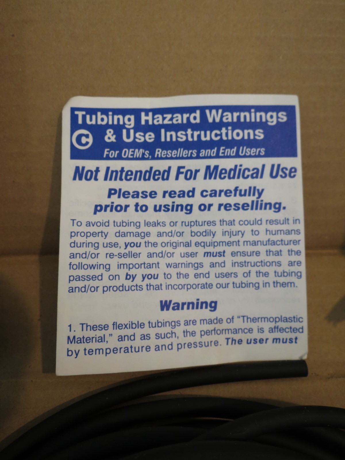 2- Tygon Flexible Tubing 51075K22 50ft Nonprene Thermoplastic 1/8″ ID 1/4″ OD