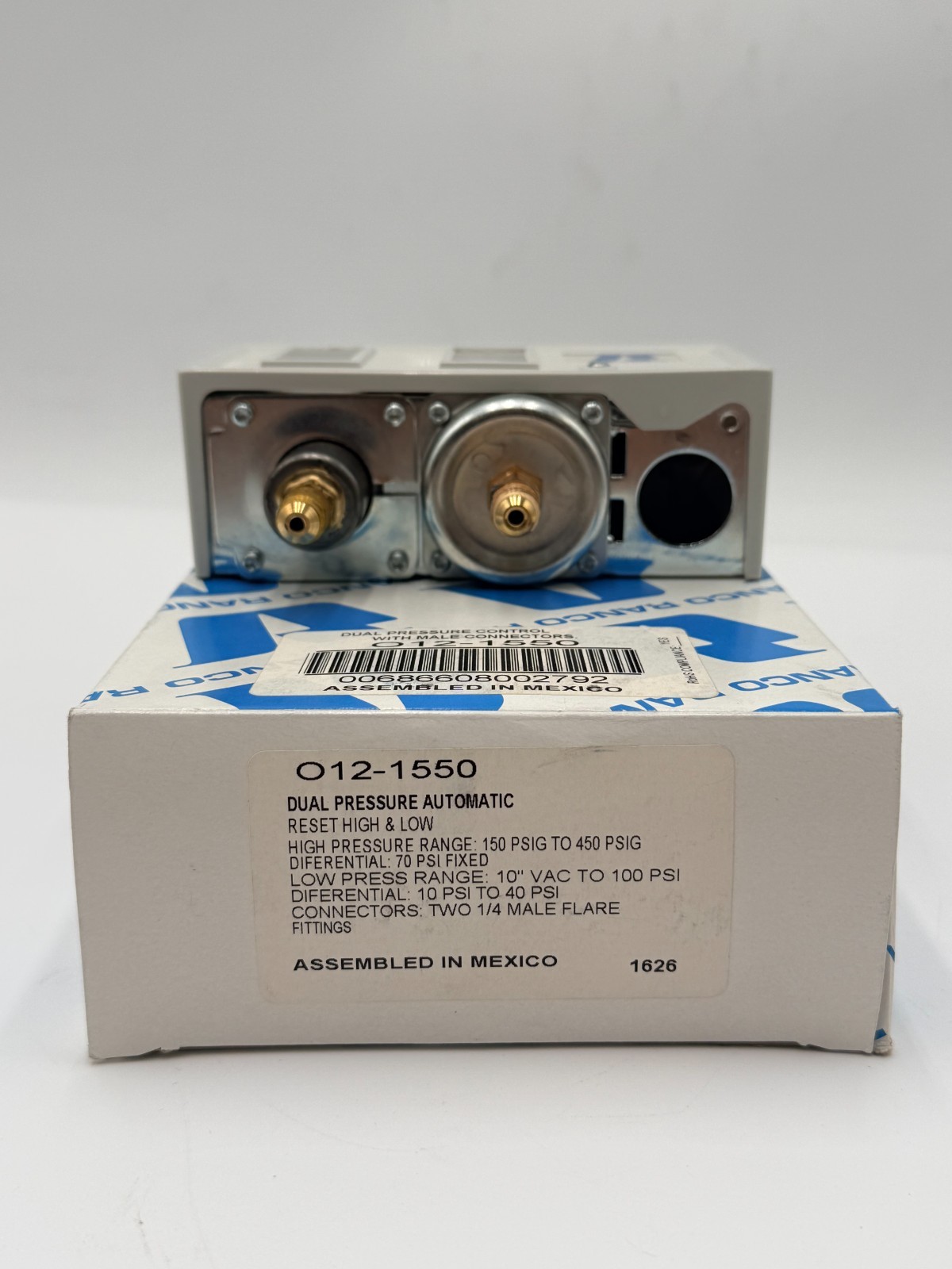 Ranco Dual Pressure Control 012-1550 Automatic