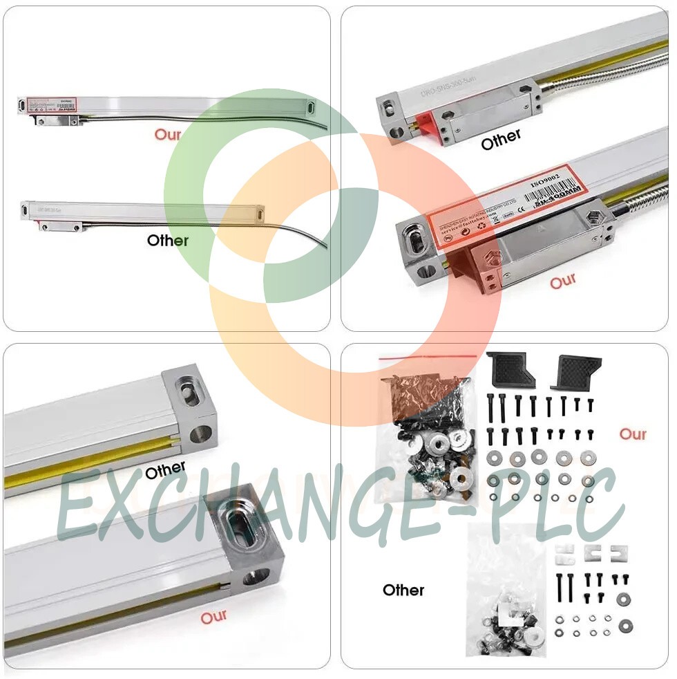 TTL DRO Display Kit CNC Milling Lathe 2/3 Axis Digital Readout 5um Linear Scale