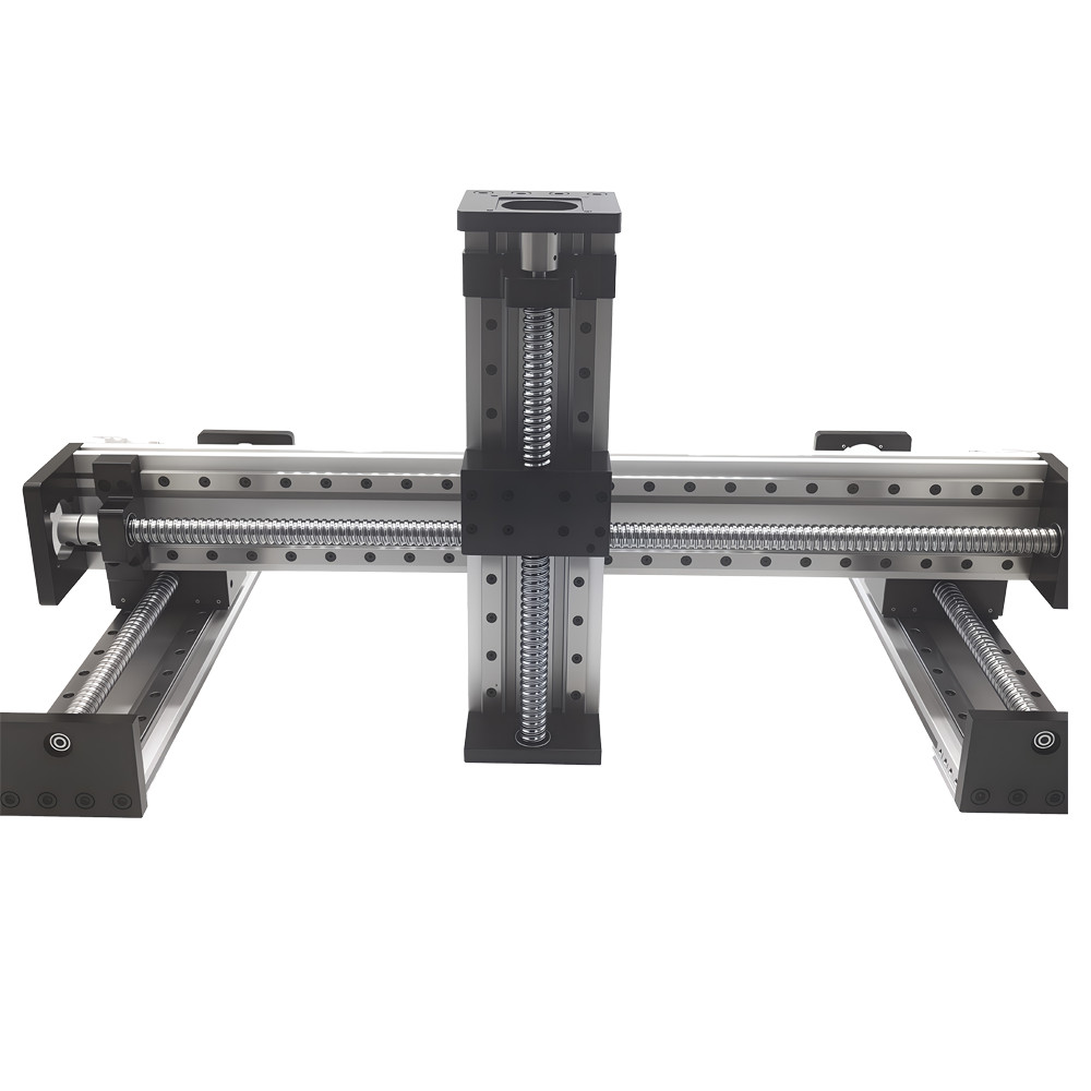 XYZ Ball Screw Slider Linear Modules Motion Table With Motor Kits for cnc router