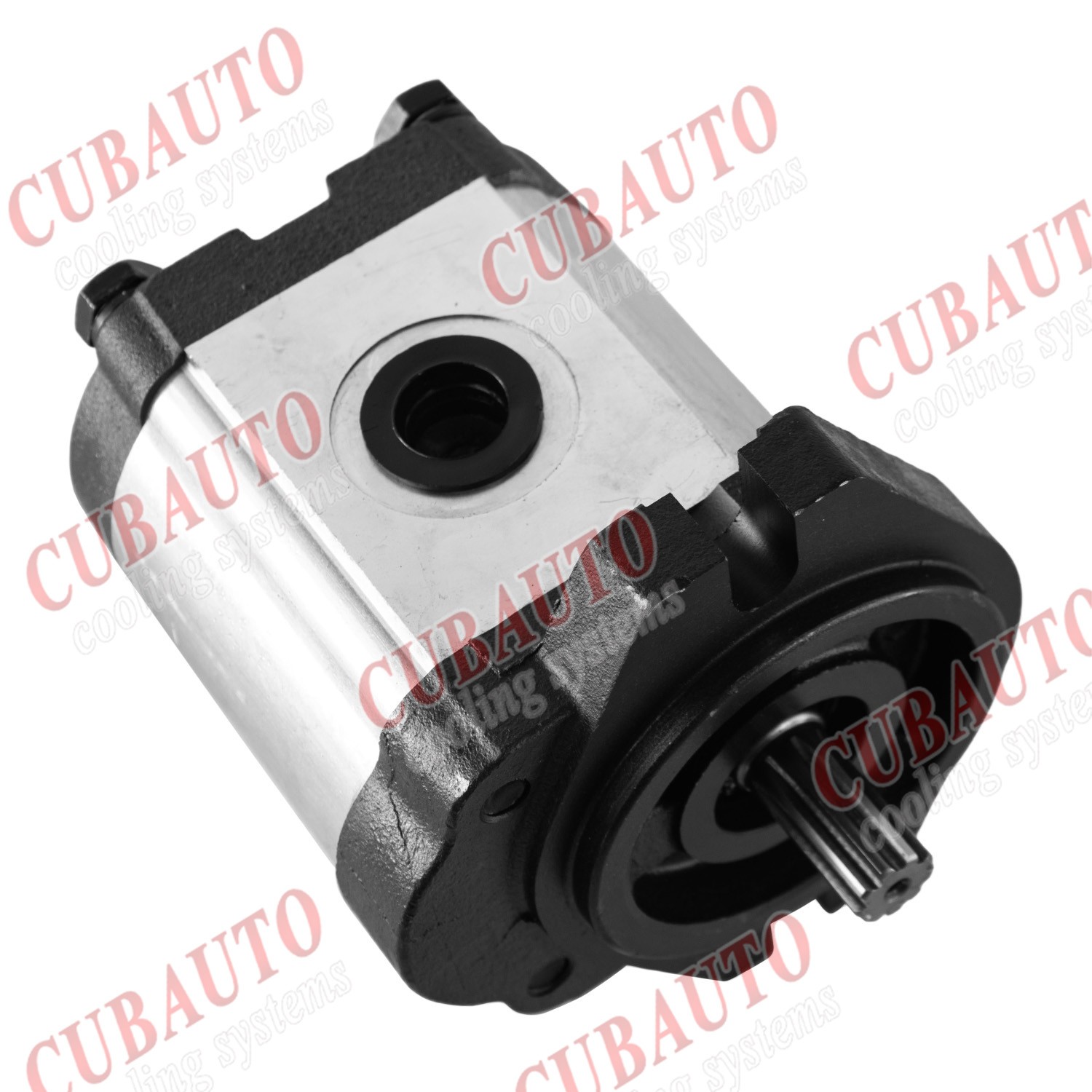 3-15 GPM Hydraulic Gear Pump 9 Tooth Spline Shaft SAE A-2 Bolts CCW Cast Iron.