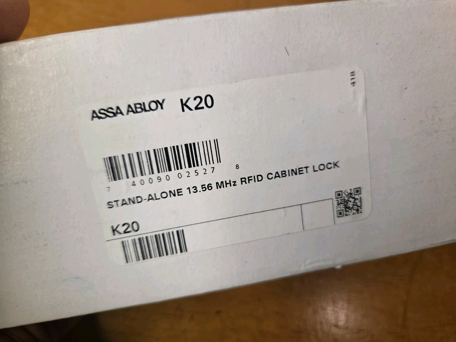 ASSA ABLOY K20 STAND ALONE 13.56 MHz RFID CABINET LOCK