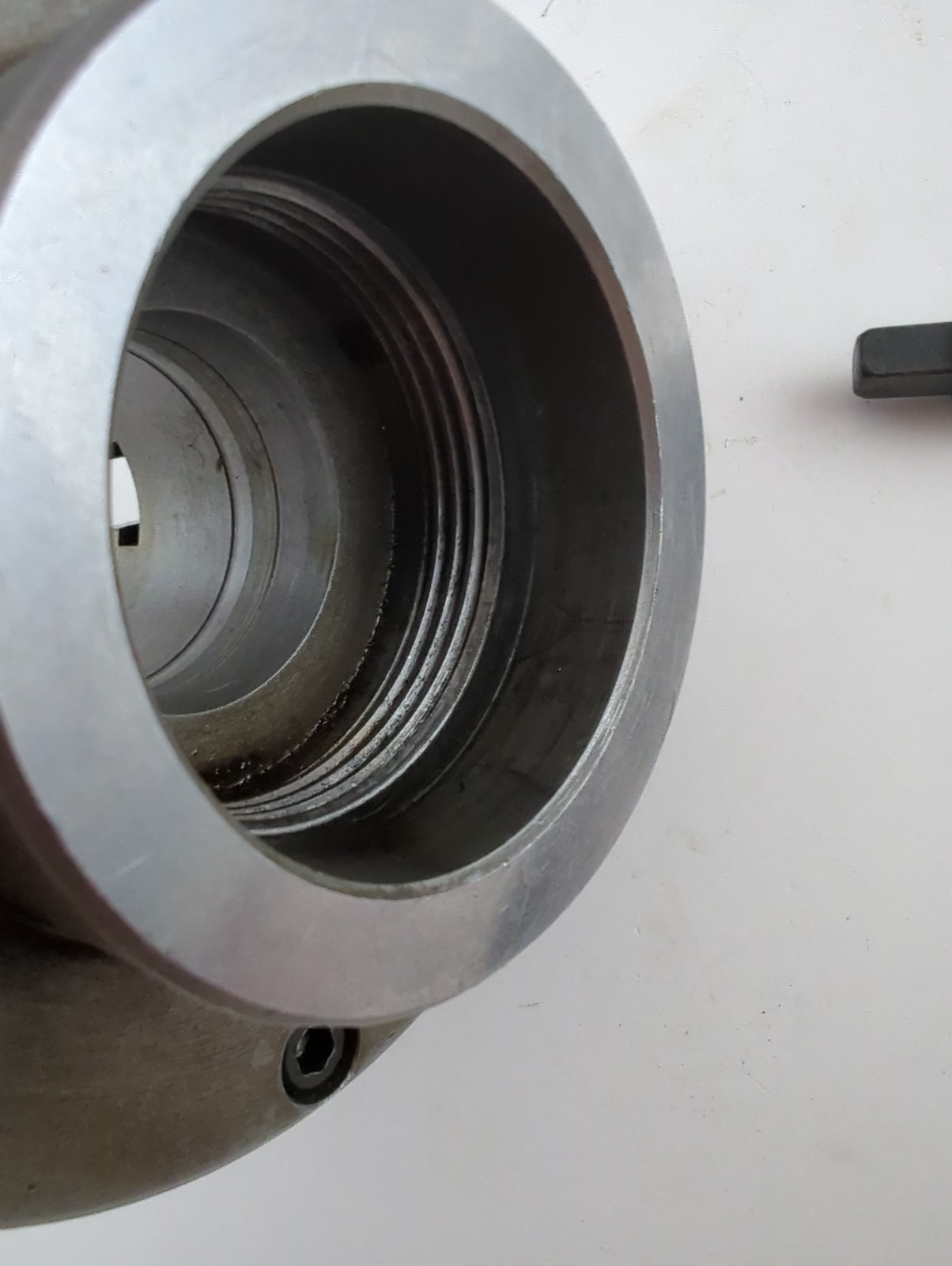 Hardinge 30AHC 5″ 3-Jaw Lathe Chuck, 2 3/16-10 Threaded Mount