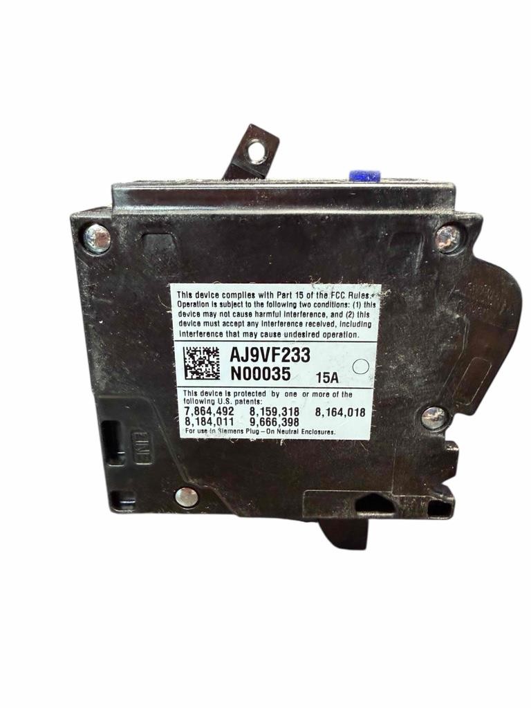 Siemens QA115AFCN 15A 1 Pole Combination Type Plug-On Neutral Circuit Breaker