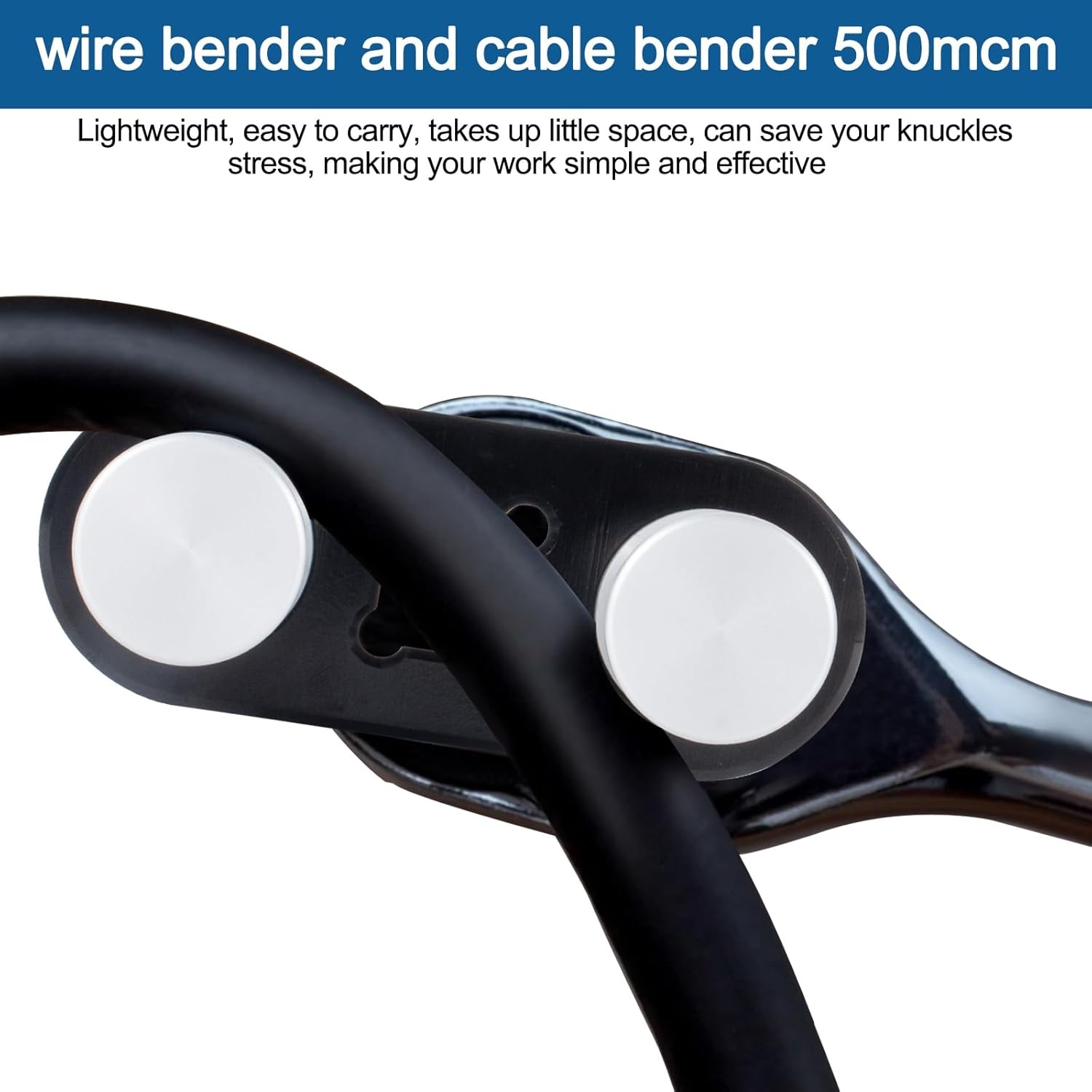 Cable Bender Tool Electrical, Wire Bender Tool for Most Wires, Maximum Bending U