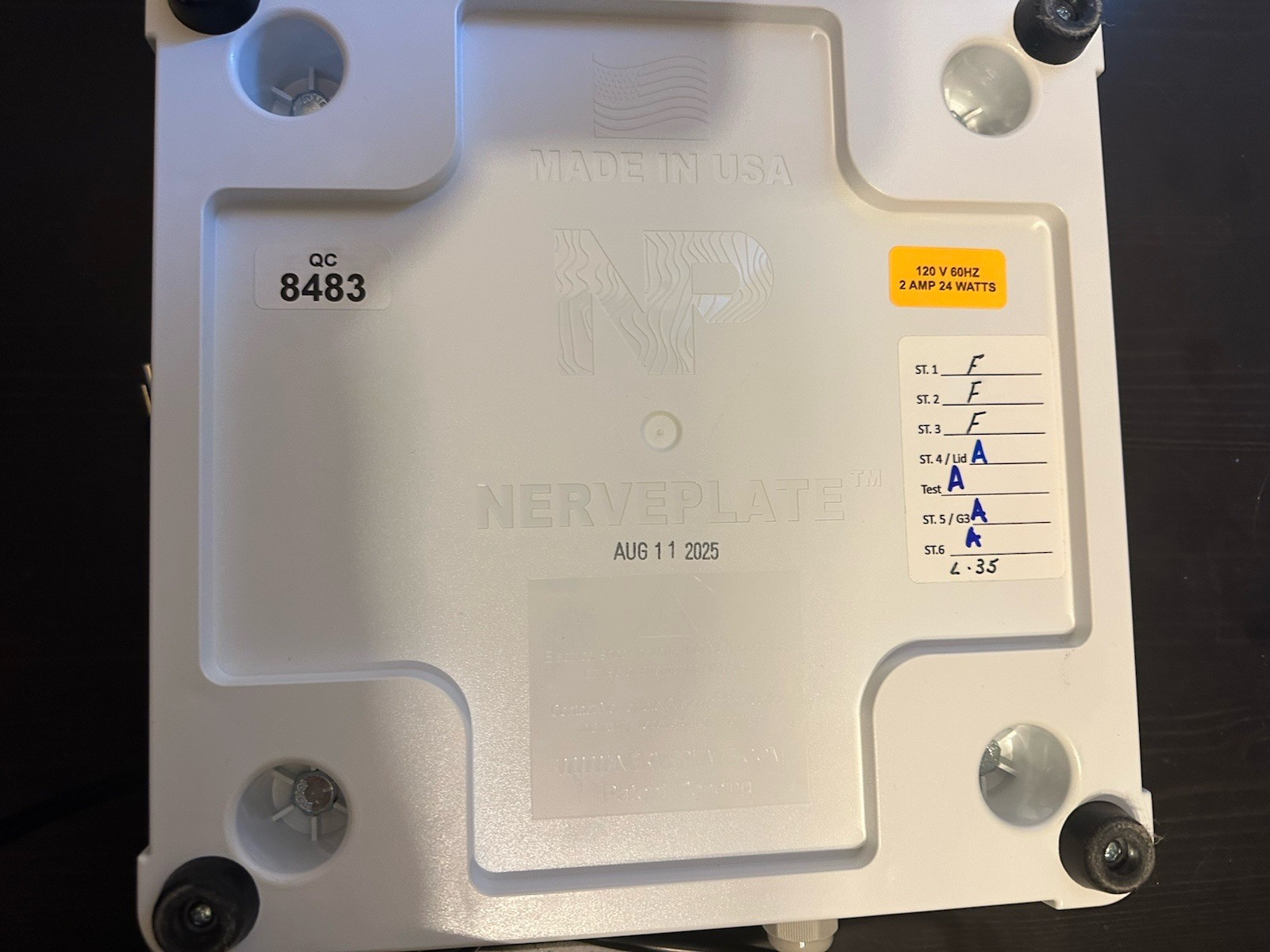 NP NervePlate Nerve Plate High Frequency Vibration Platform Therapy Neuropathy