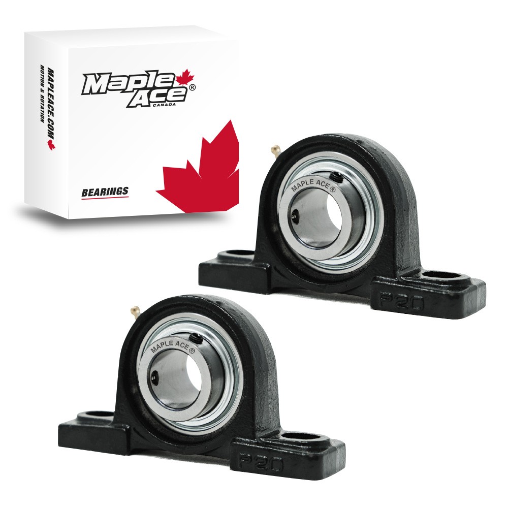 UCP204-12 Pillow Block Bearing 3/4″ Bore, 2-Bolt Self-Aligning, 3 Lips Seal Qty2