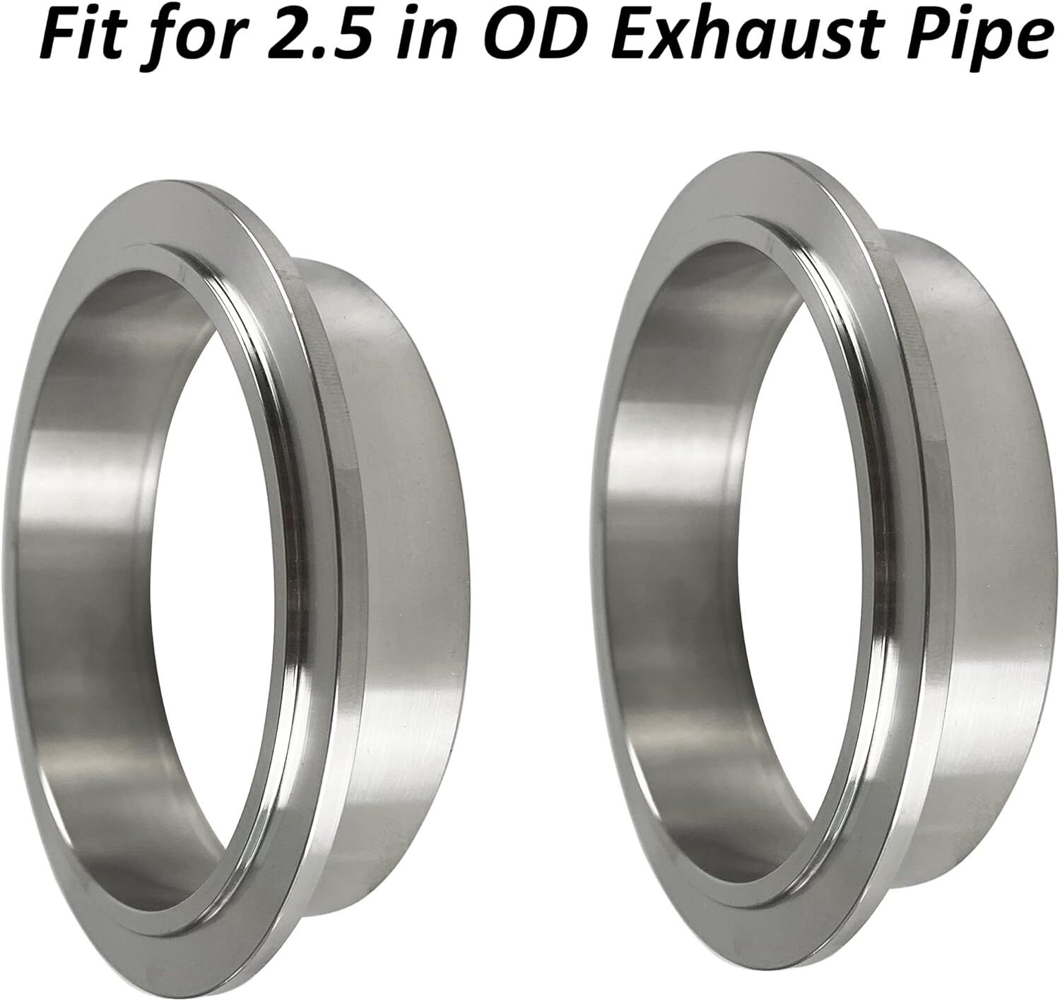 HFS 2.5IN Stainless Steel 304 Quick Release V-Band Turbo Downpipe Exhaust Clamp