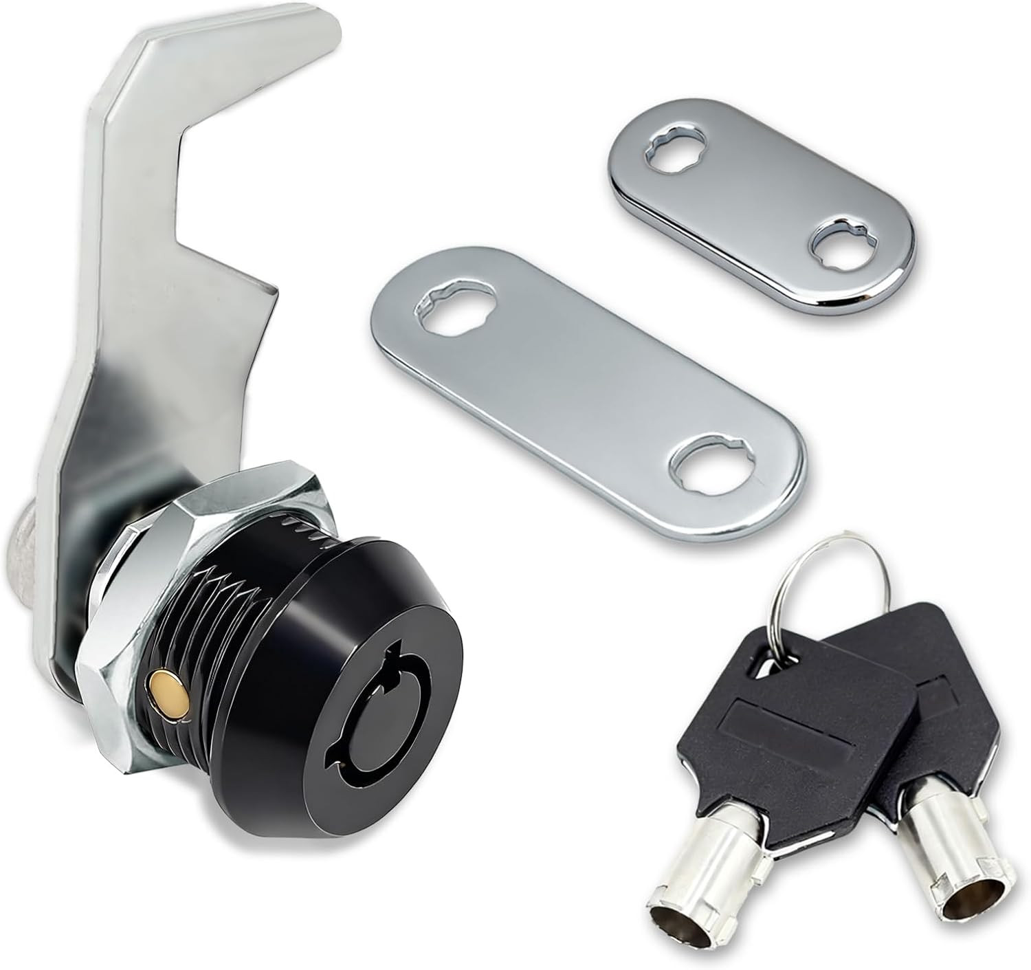 Harbor Freight Tool Cart Lock – Zinc Alloy (5/8 Inch 1 Pack-Black) – Hook Cam