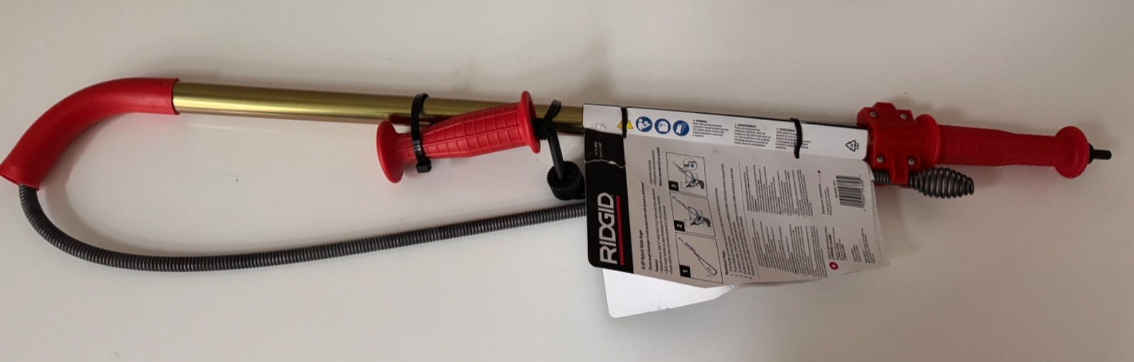 Ridgid 56658 K-6P ~ 6′ Hybrid Toilet Auger with Bulb Head