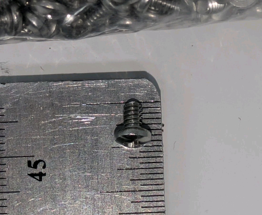 28lb Lot Assorted Machine Screws Industrial – Sizes / Weights as shown