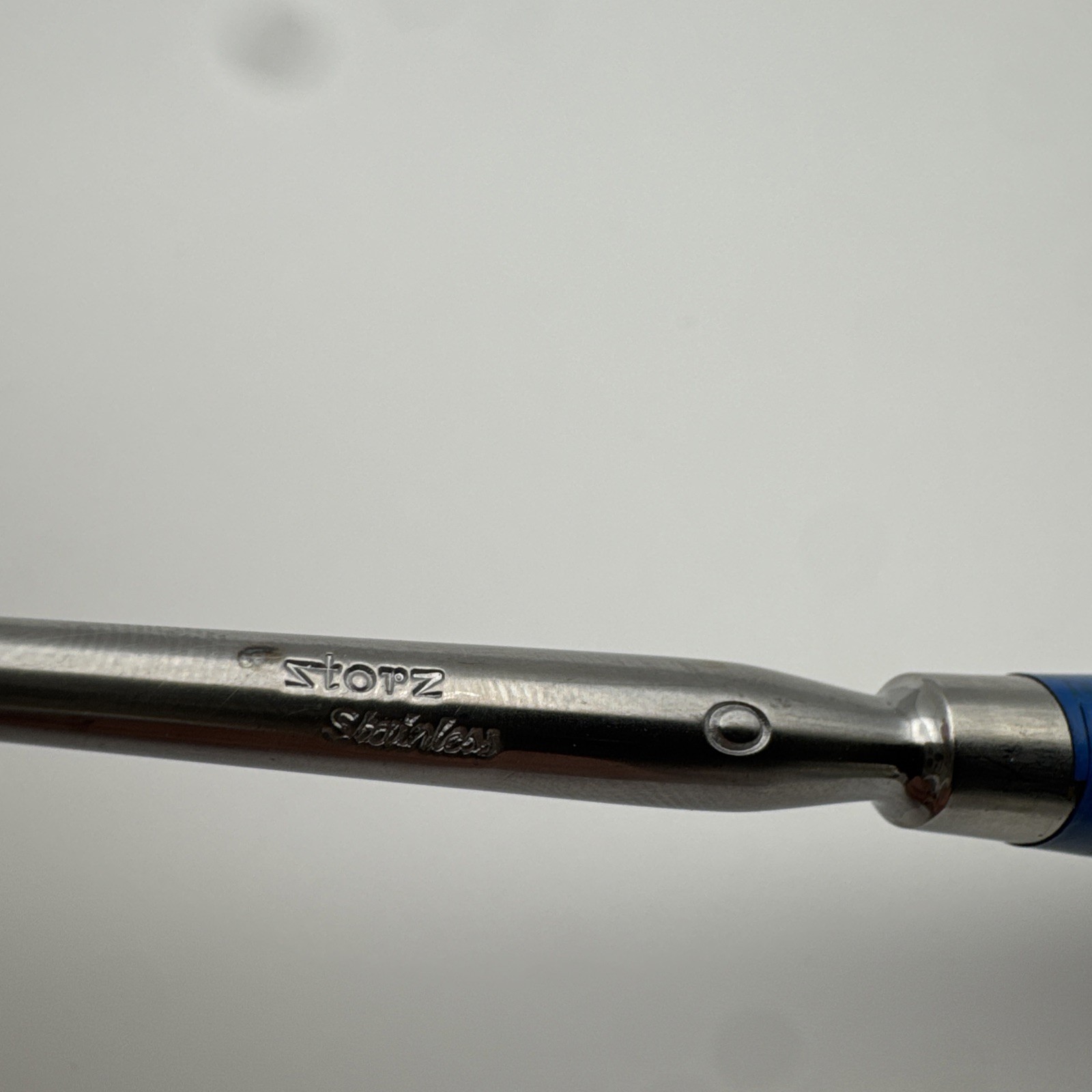 Storz N6010 Barnhill adenoid curette, size #0, reverse curved, 8.5»