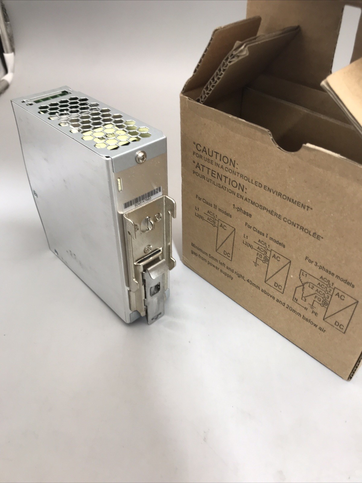 Mean Well EDR-120-24 AC-DC Industrial DIN Rail Power Supply – NEW Ship From USA