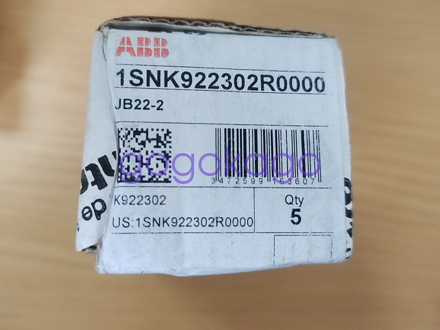 1BOX=5PCS NEW ABB JB22-2 1SNK922302R0000 10099238 Shorting Strip