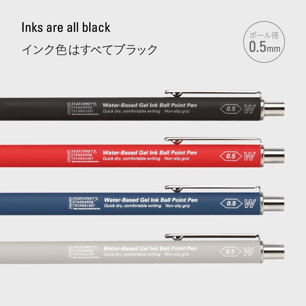 Nitoms S5213 Ballpoint Pen, Gel Ink, 0.02 inches (0.5 mm), Blue