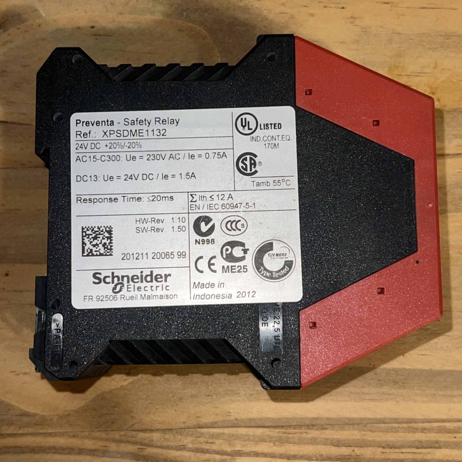 SCHNEIDER ELECTRIC XPSDME1132 24VDC 1.5A NSNP