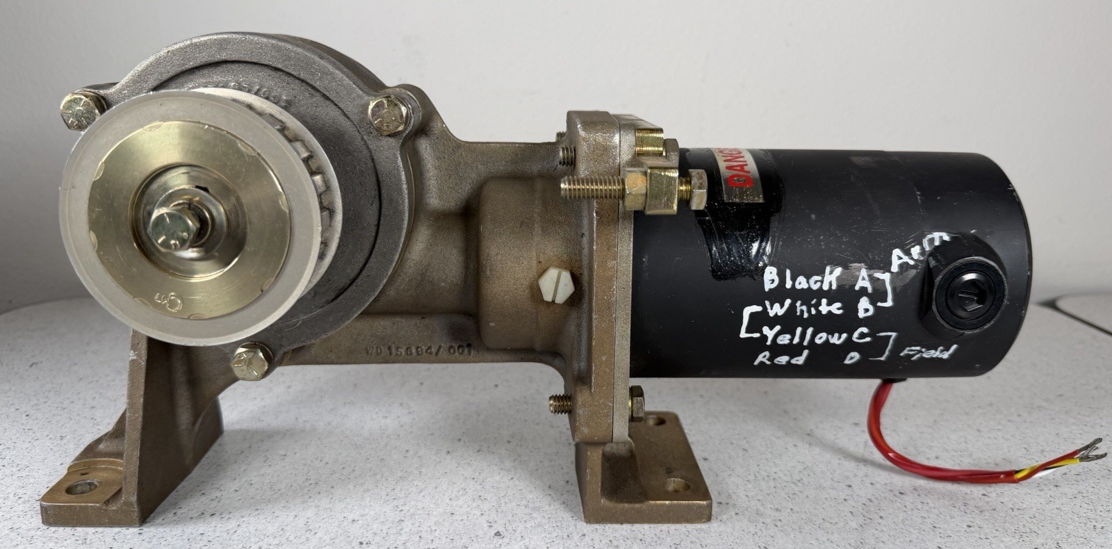 No Name Right Angle Motor Eng. WD15304/001 (WC15087/00*) Untested!!