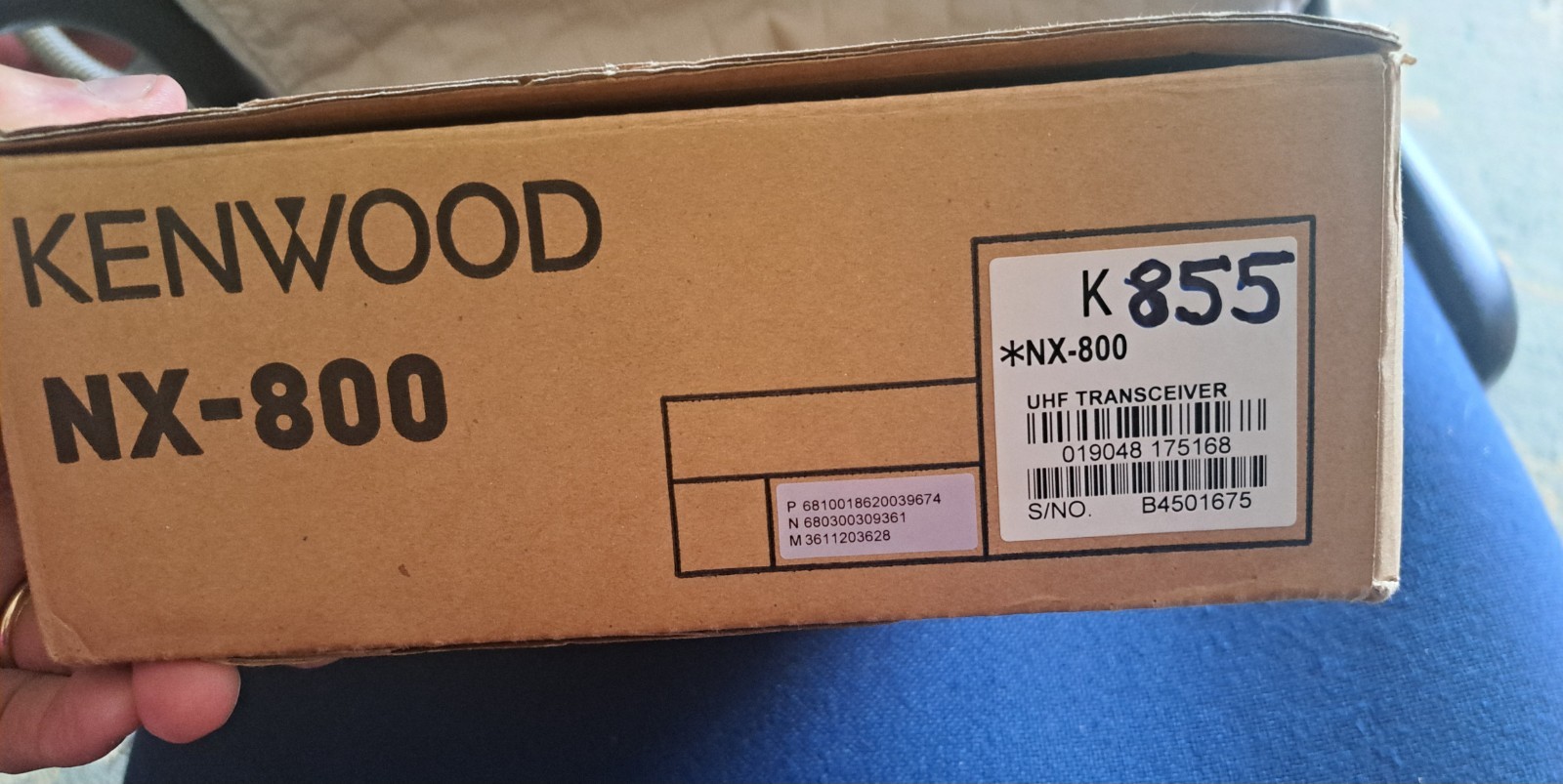 Kenwood NX-800 UHF Professional Mobile Radio Transceiver-See Details & Pictures