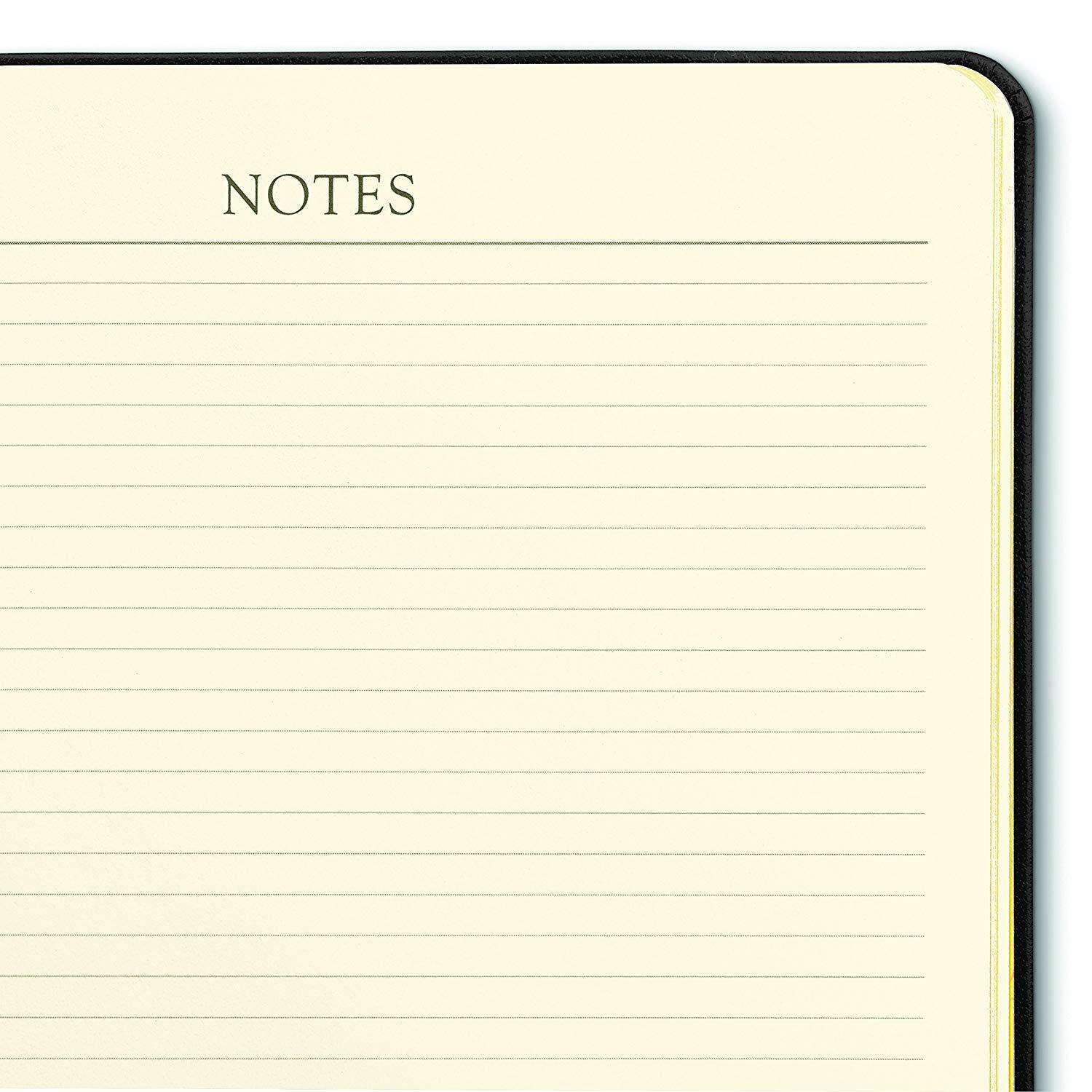 2019 / 2020 Gallery Leather Monthly / Weekly Desk Office Planner Agenda Black
