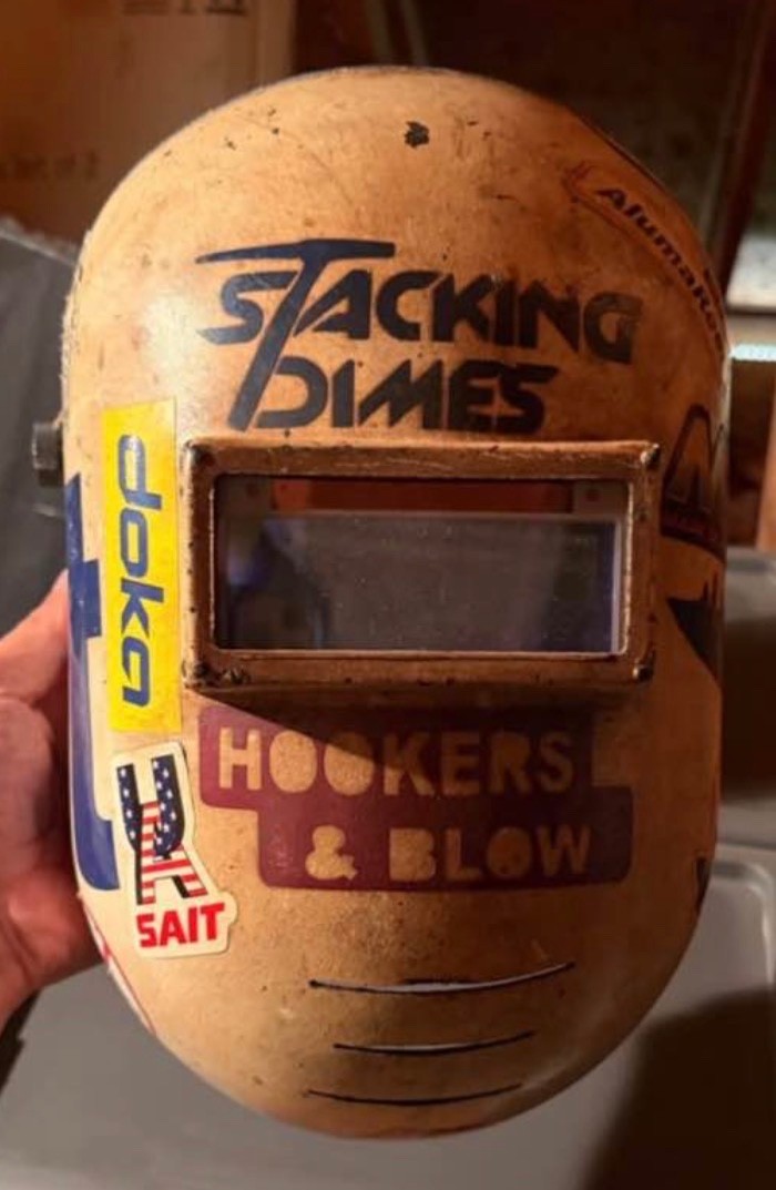 fiber metal welding hood