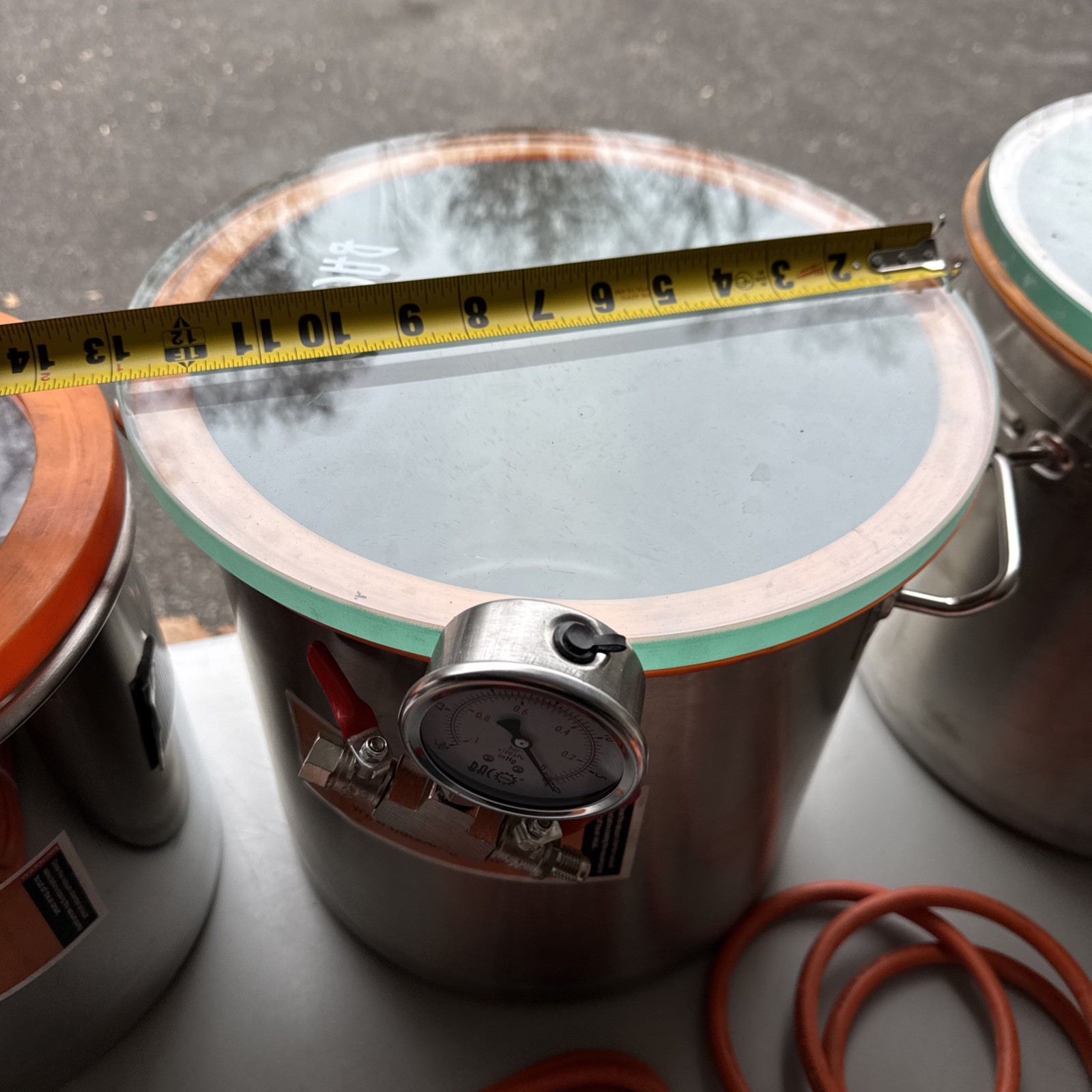 QTY 3 BACoeng Vacuum Pump Pots Hose READ! BAC OPEN TO DIVIDING LOT IF WANTED