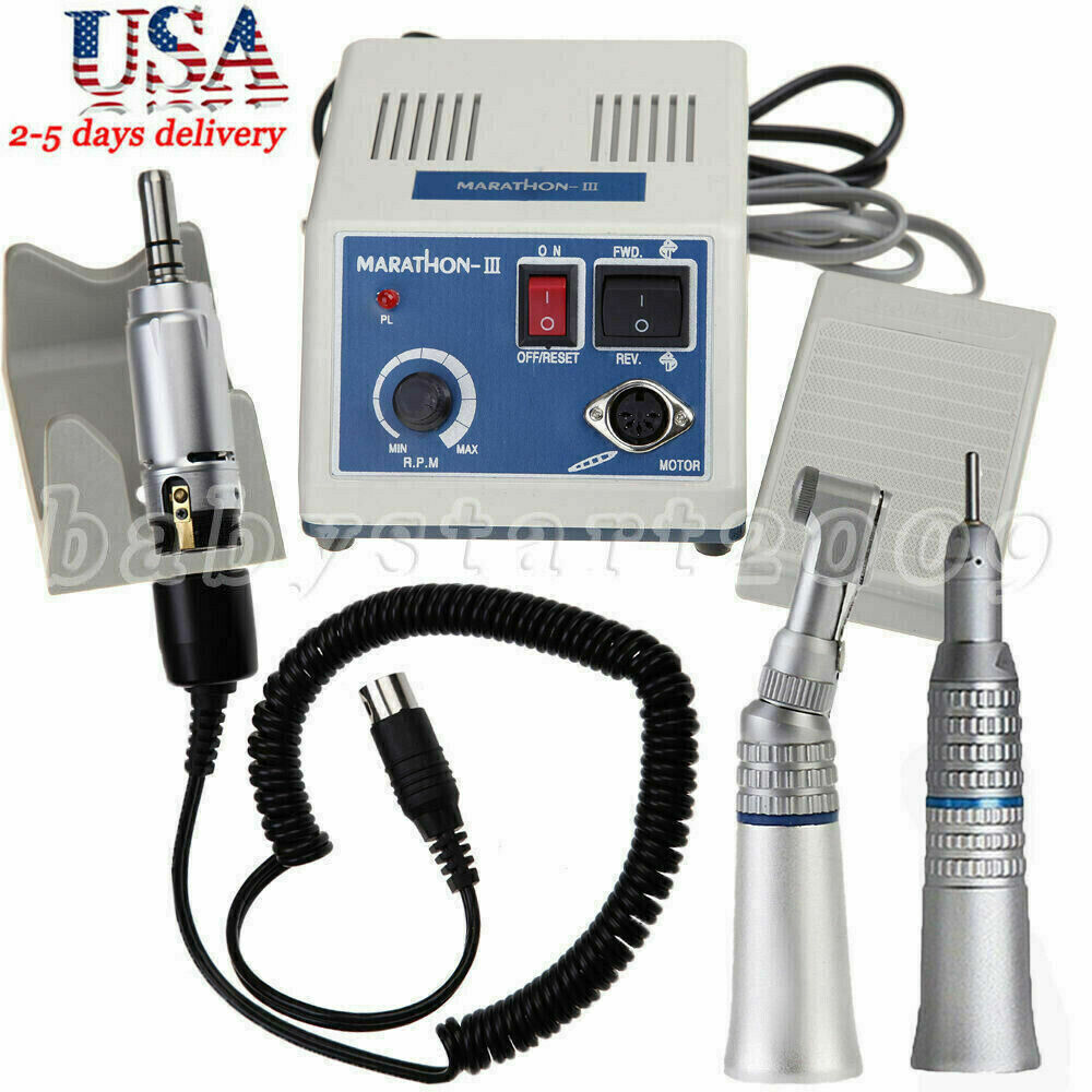 Dental Lab Marathon Electric Micromotor Contra Angle Straight Handpiece st