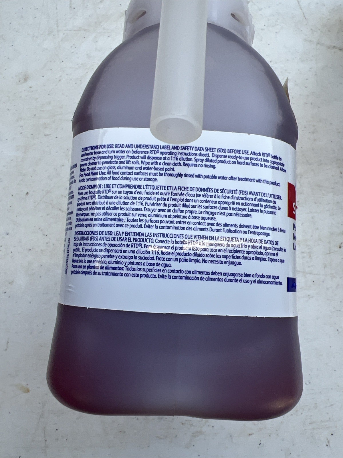 2 BottleS Diversey 95891201 Spitfire SC RTD 21 Power Cleaner 1.5L EACH