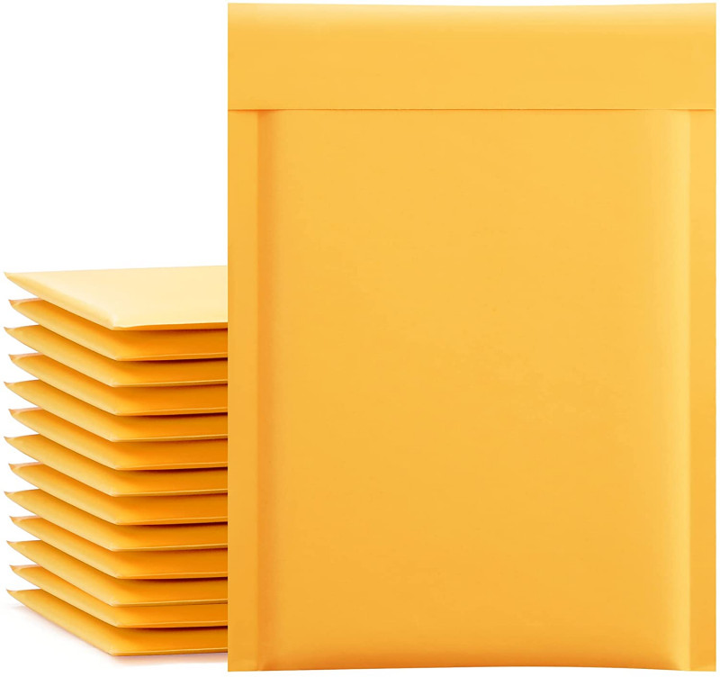 5pcs Kraft Paper Envelope Bubble Bag Unique Bubble Bag Express Delivery