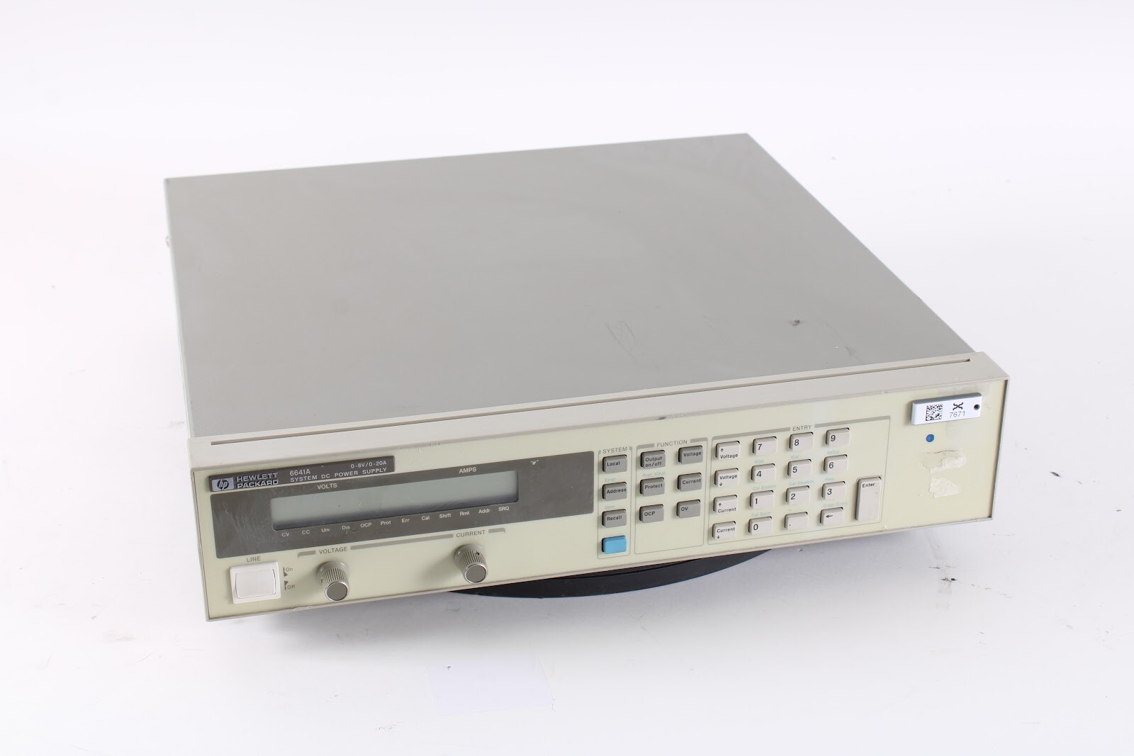 HP Hewlett Packard Agilent Keysight 6641A System DC Power Supply 0-8V/0-20A