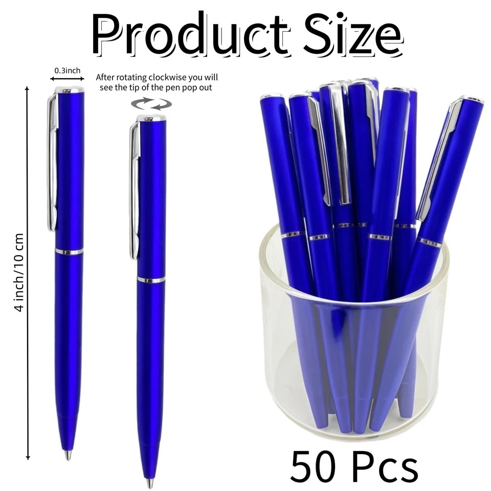 50 Pcs Small Ballpoint Pens, 4 Inch Mini Pens Bulk, for Pocket Notebooks and …