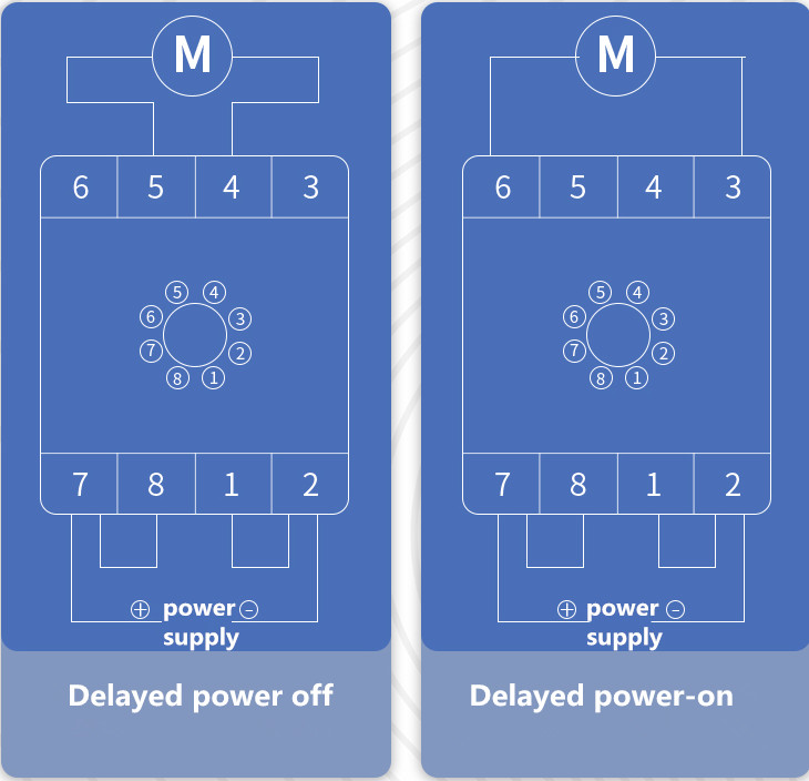 Time delay relay small power-off controller JSZ3A-E 12VDC 5-60s/10min/60min/6h