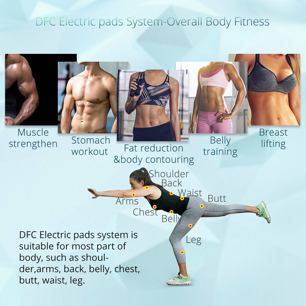 Household Micro-pulse Body Relax&Tighten Electrode Muscle Stimulation Machine