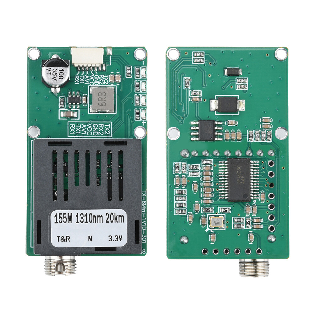 TTL Optical Transceiver Module TTL to Fiber Module FC RX/TX/AV/VCC/GND for Drone