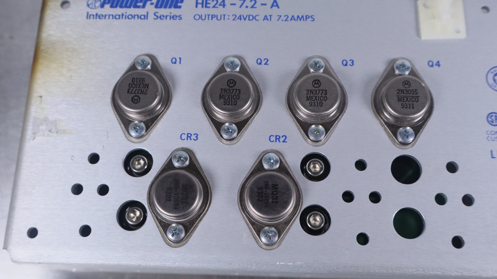 Power-One HE24-7.2A Linear DC Power Supply 24V 7.2A 173W