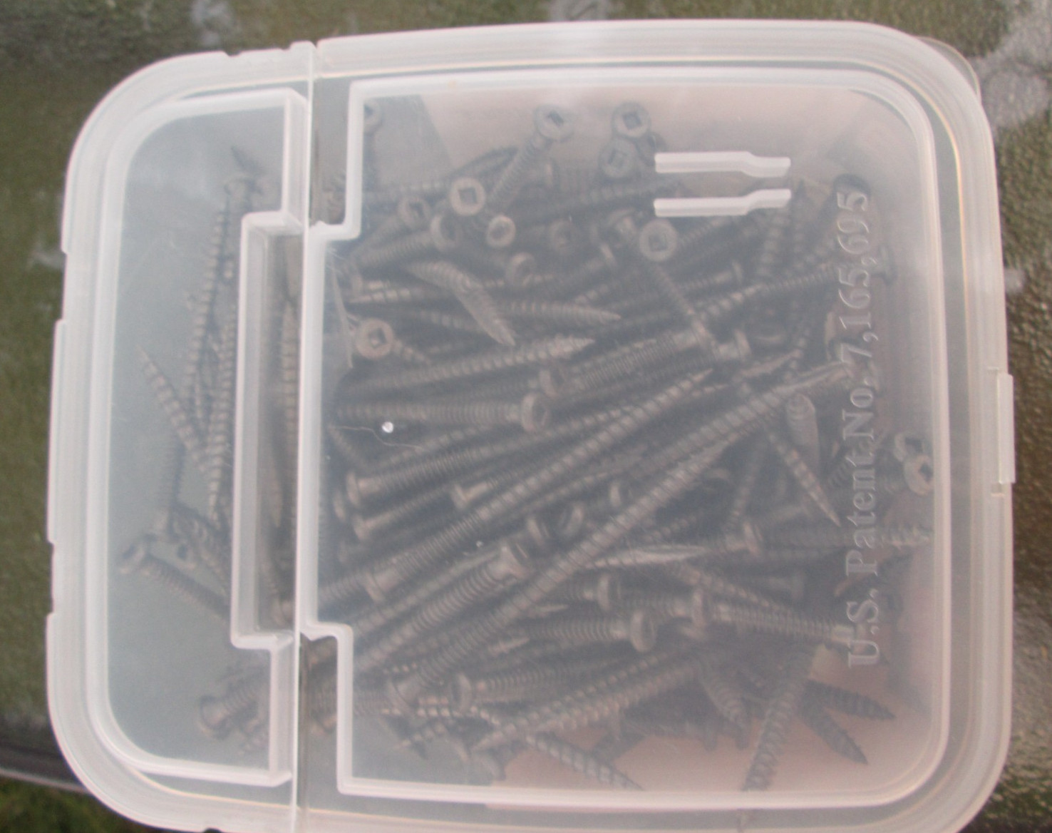 Grip Rite GREY 3″ High Performance Composite Deck Screws square drive 5Lb Box