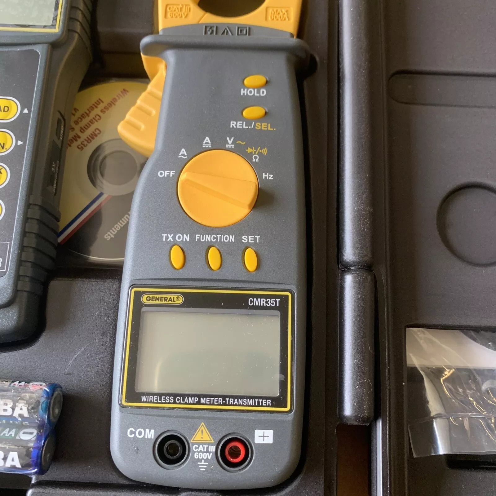 GENERAL Wireless True RMS Clamp Meter/Data Logging System CMR35R CMR35T