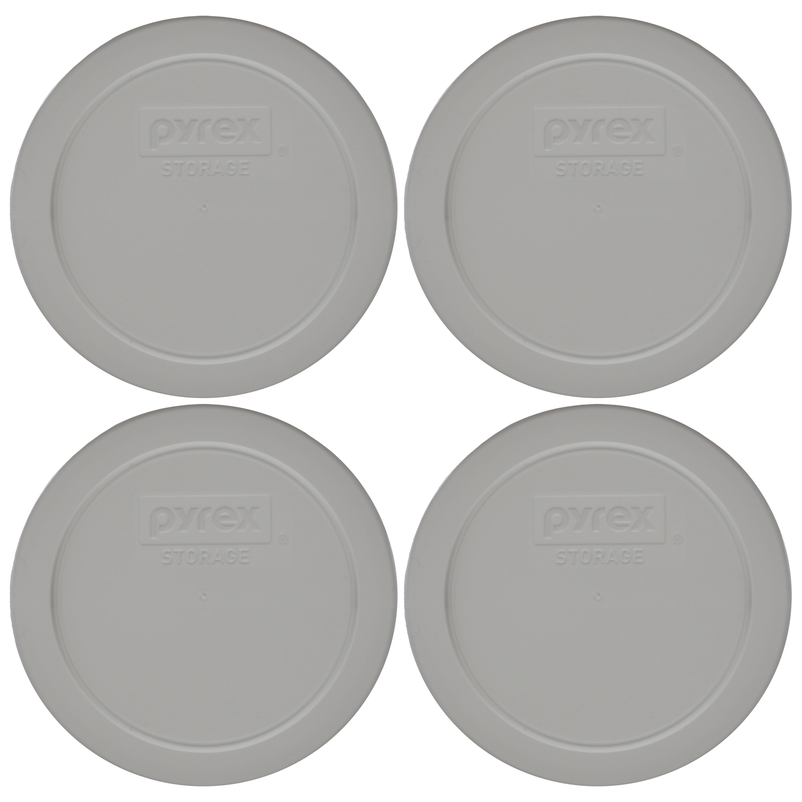 Pyrex 7200-PC 2-Cup Rainstorm Blue Food Storage Replacement Lid Cover (4-Pack)