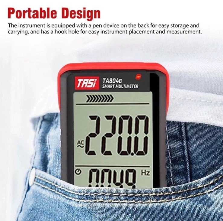 Digital MULTIMETER Voltmeter Ammeter Ohmmeter Volt AC DC Tester Leads Meter LCD
