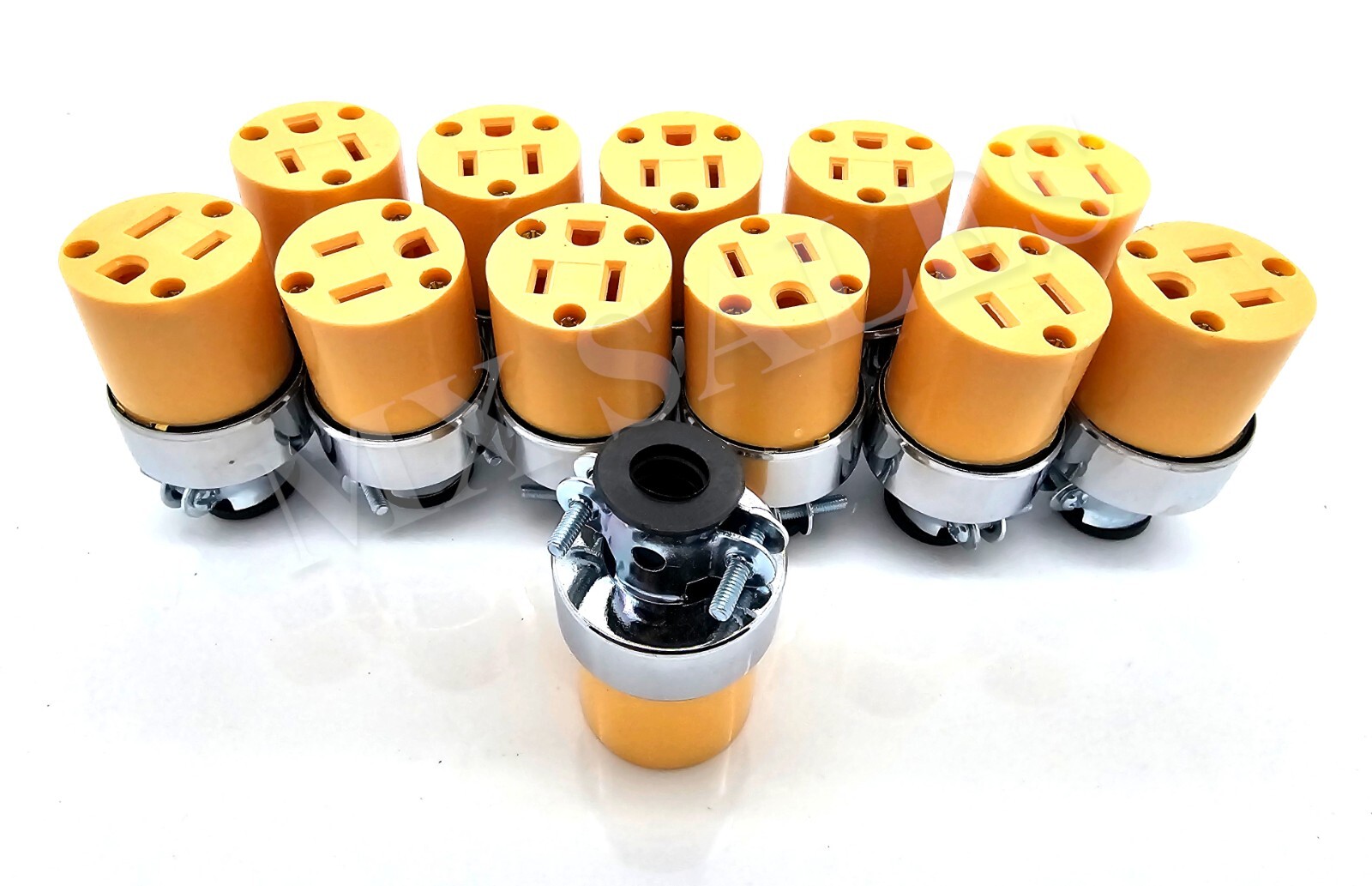 12pc FEMALE Extension Cord Electrical Wire Repair Replacement Plug End