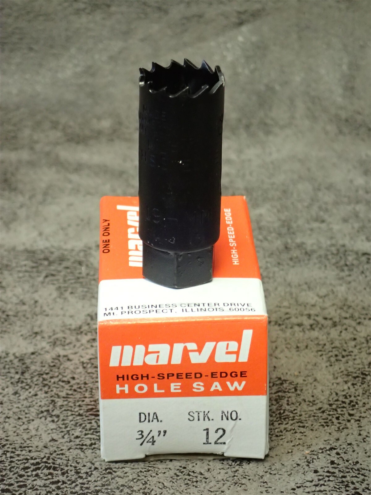#12 Marvel Armstrong Blum 3/4″ Hole Saw, 1-7/8″ Cut Depth, HSS Tooth Edge 4/6MT