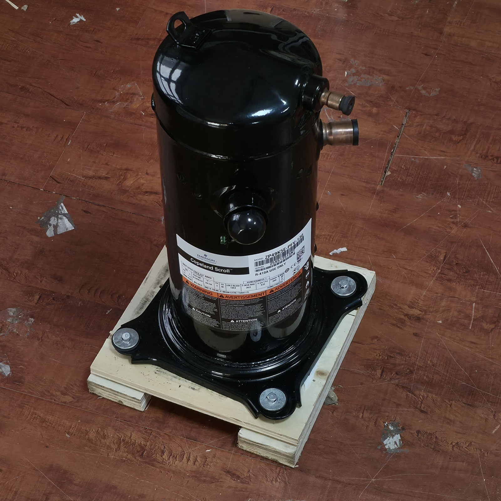 For Copeland ZP49K5E-PFV-130 AC Scroll Compressor 4-Ton 208/230V 1-Phase R410A