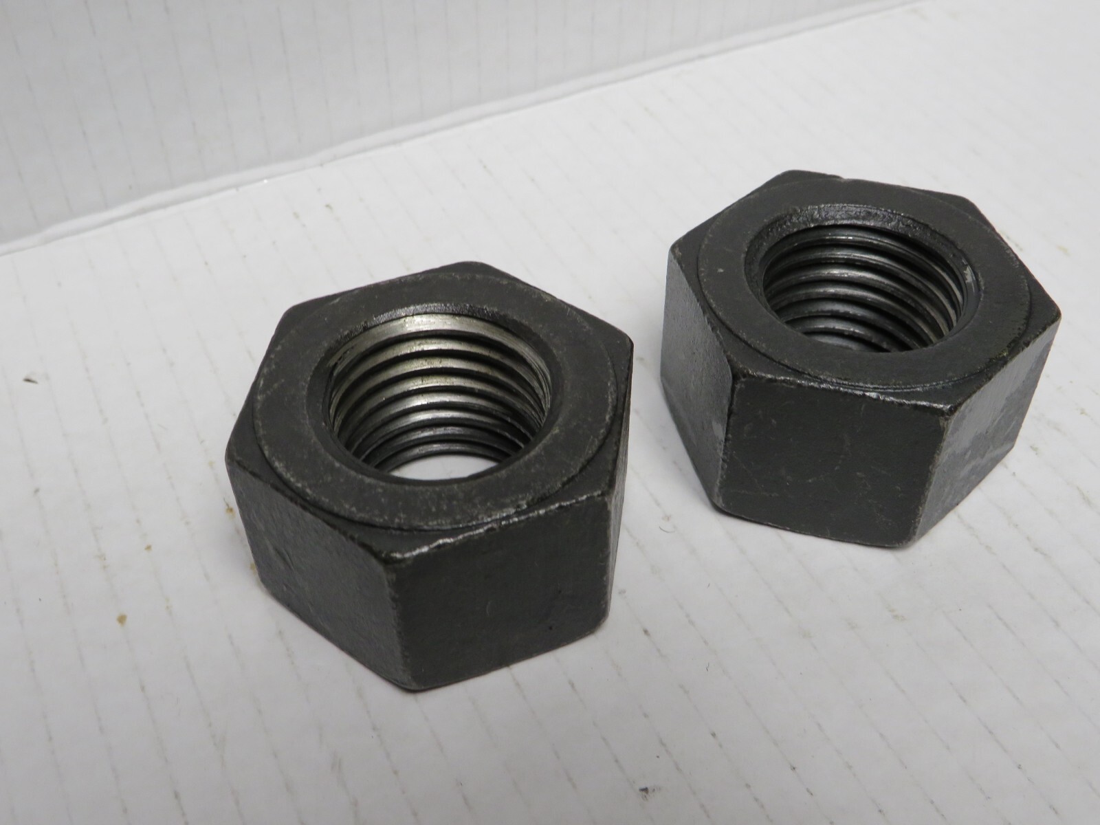 1-1/4″-8 THREAD, STEEL, GRADE 2H, HEAVY HEX NUTS, RH,BLACE OXIDE, ** 2 NUTS **