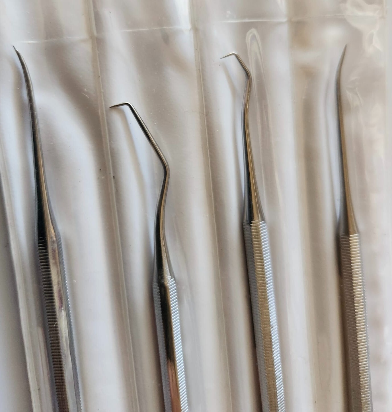 Dental Pick & Mirror Tools Set Sculpture Instrument Oral Hygiene Kit German Gr
