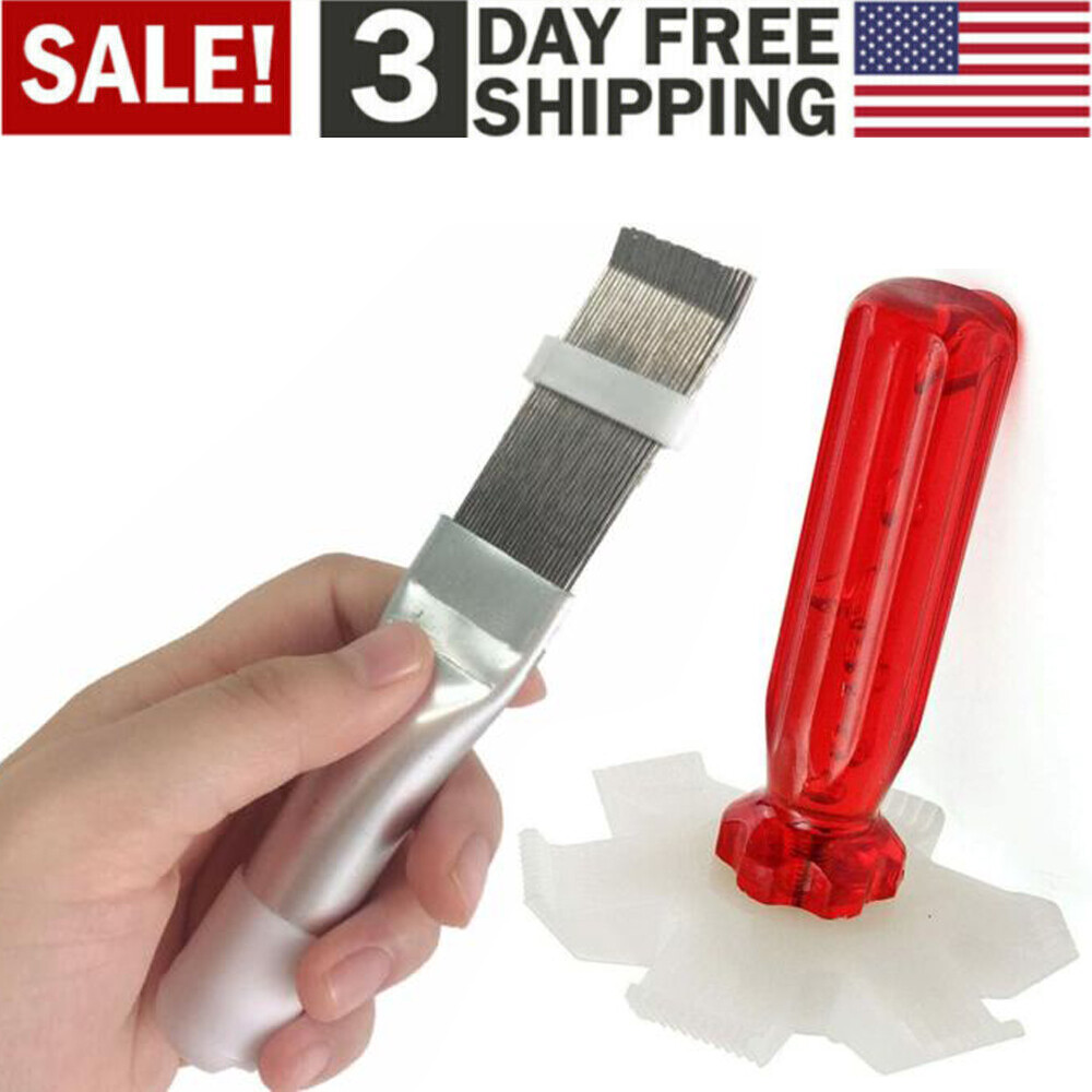 Air Conditioner Fin Comb Condenser&Radiator Fin Straightener Cleaner Repair Tool