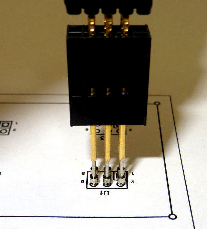 1 pc 6 pin AVR ICSP ISP Pogo Pin Adapter no solder