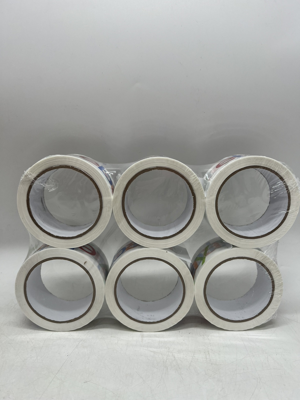6 ROLLS OFFICIAL EBAY BRANDED TAPE PACKING SHIPPING SUPPLIES 75′ x 2″
