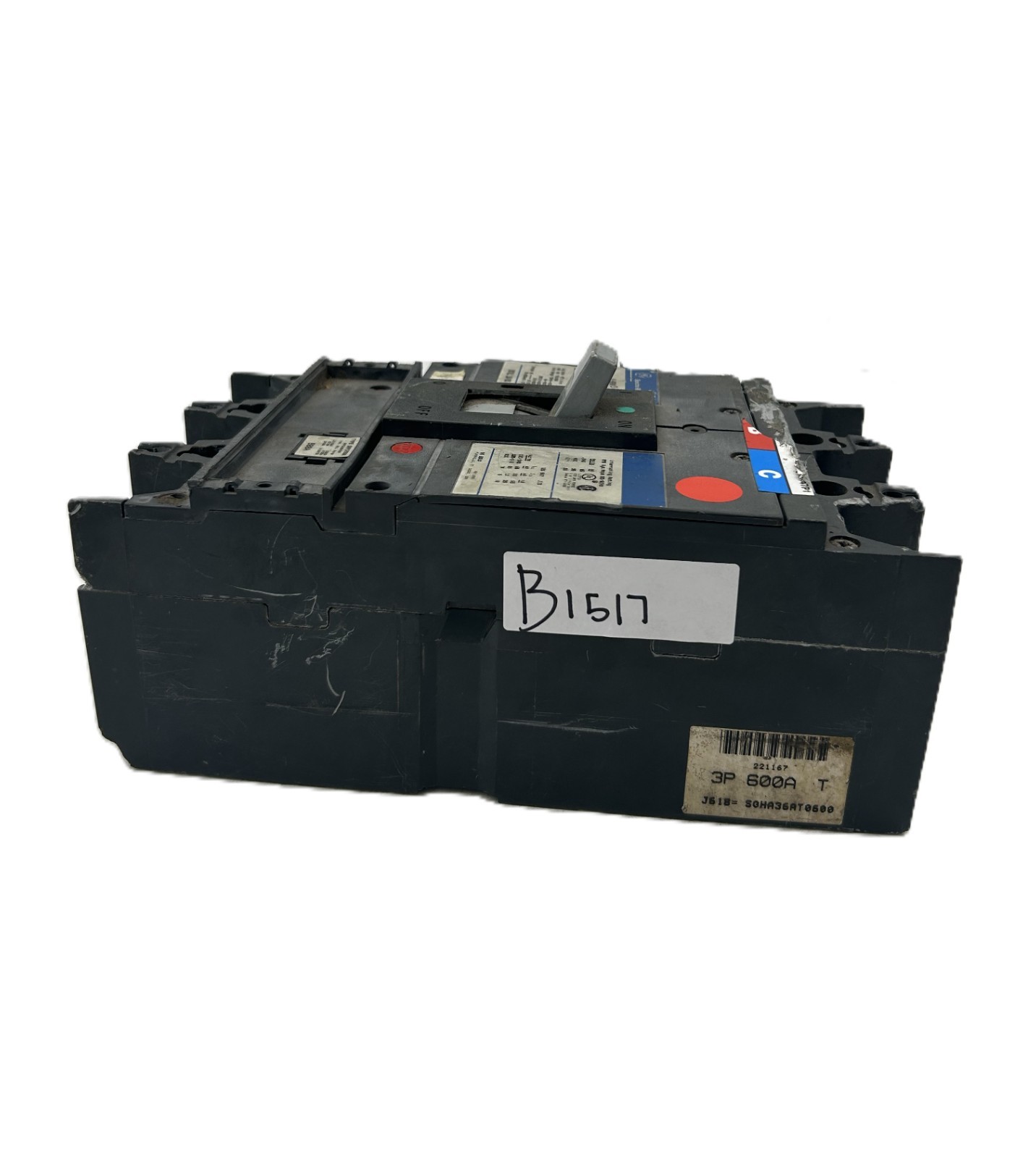 GE SGHA36AT0600 Spectra RMS Circuit Breaker 600A 3-Pole 600VAC – Chipped