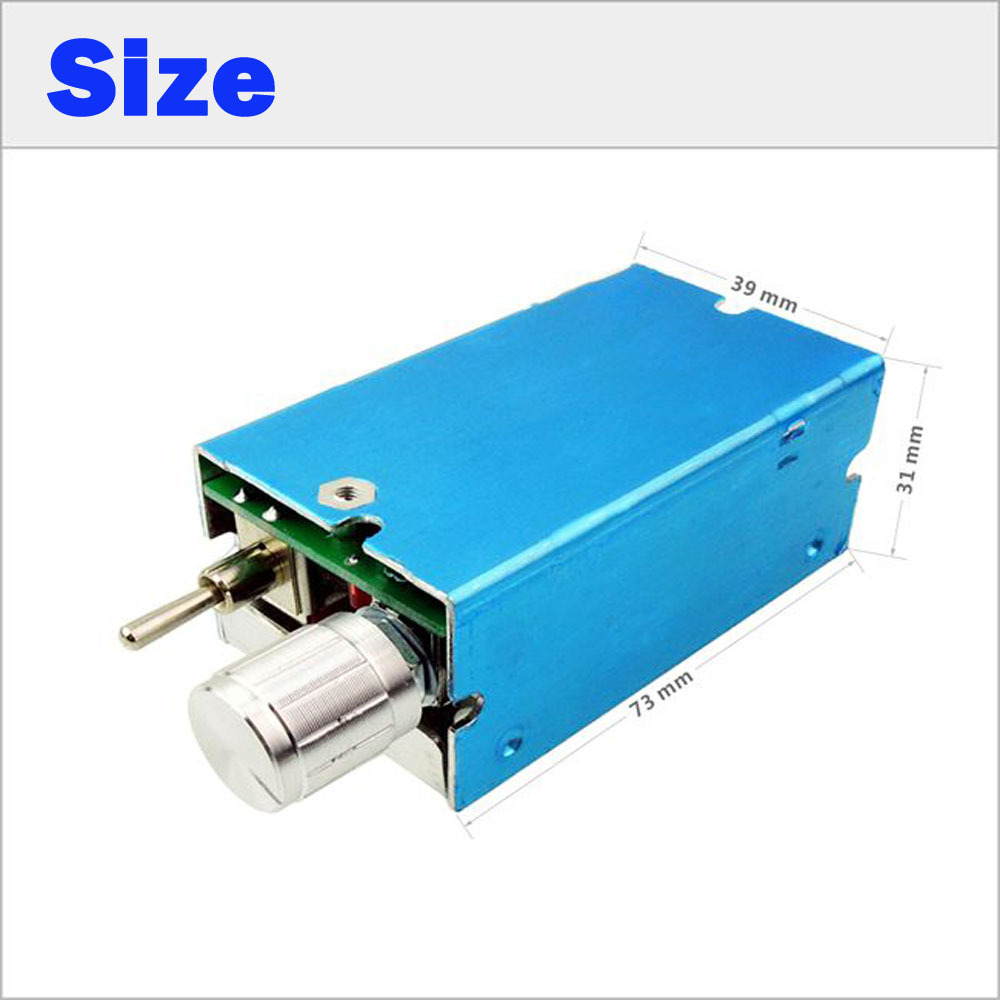12V 24V 3A DC Motor Speed Controller Adjustable Driver Switch PWM HHO Reversing