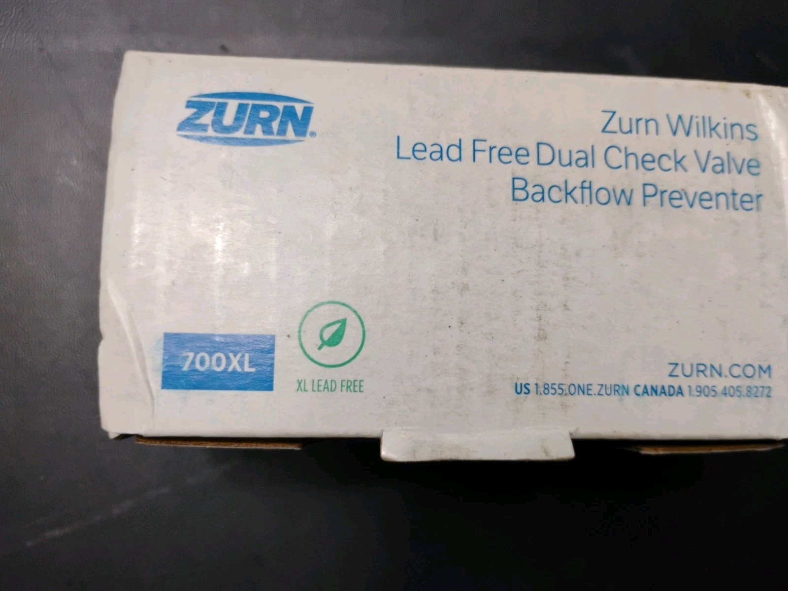 ZURN WILKINS 38UFX38F-700XL Lead-Free Dual Check Valve Backflow Preventer, New